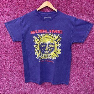 Sublime 40 Oz. To Freedom Sun Logo Graphic T-Shirt Large